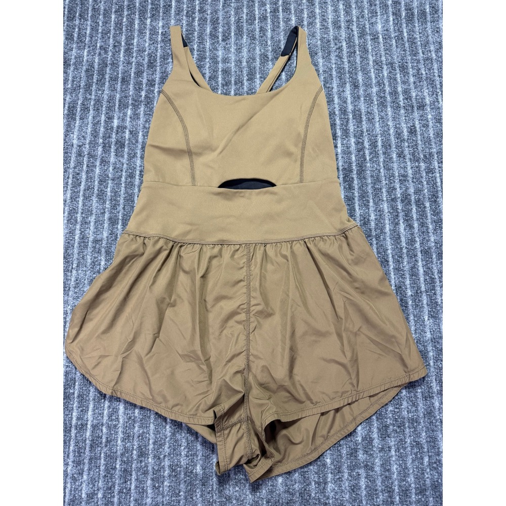 Free People Righteous Runsie Sz Medium Gorpcore Athleisure Activewear Pilates